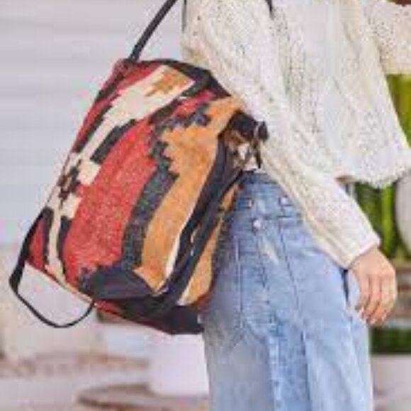 Free People Weekender Oversize Cowboy Style Bag 📢🆕NWT!🥳🎈📢 FAST SHIP😮💨⚡🚚 - Picture 6 of 15